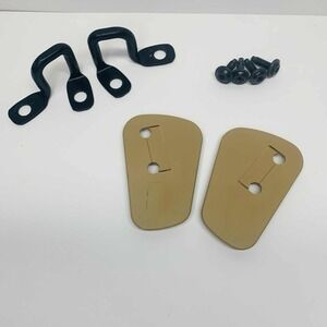 2010 BMW X3 E83 PASSENGER DRIVER REAR SEAT CATCH COVER TRIM SET 8262250 TAN